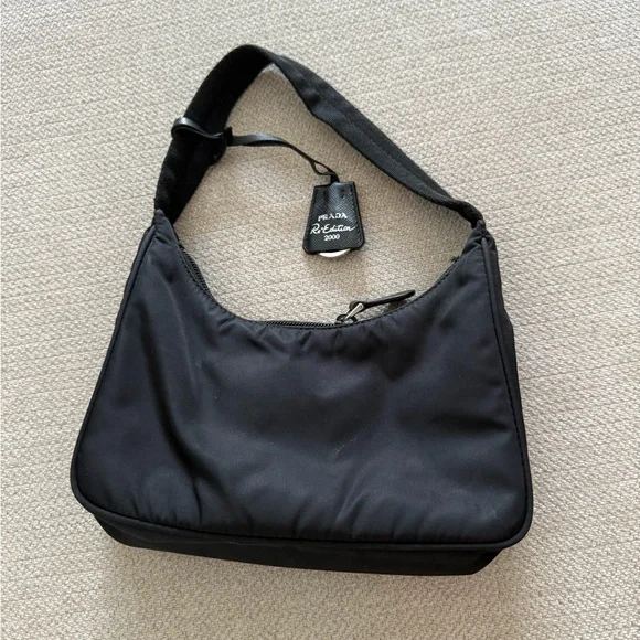 Prada Black Nylon Shoulder Bag - Picture 2 of 2